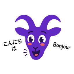 Focused LinGoat character